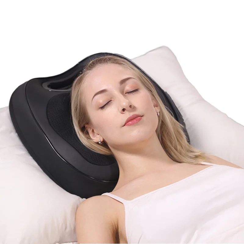 

Electric Shiatsu Inflatable Neck Massage Pillow Home Relaxation Heat Vibrating Cervical Spine Pillow Body Application