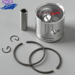 369-00001 Piston Set (Std) For TOHATSU 2 stroke Outboard Motor M5 5HP  with Clip and Pin 369-00001-0 351-00011-0 55MM