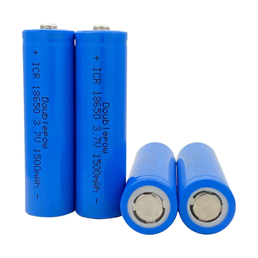 Nowa bateria Doublepow 18650 3.7V 1500mah 18650 akumulator litowy do latarki itp