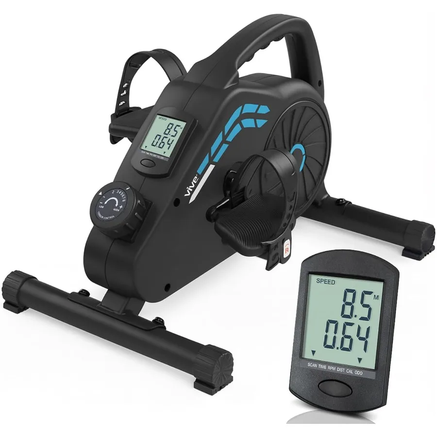 

Vive Under Desk Bike — тренажер с магнитной педалью для дома и офиса — стационарный велосипед для езды на велосипеде в помещении с сидящим дизайном — Эргон