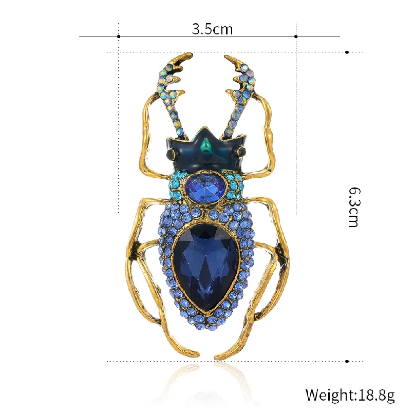 Hot Selling Creative Insect Brooch Multicolor Animal Series Pins There are Beetle Snail Series Pin Accessories