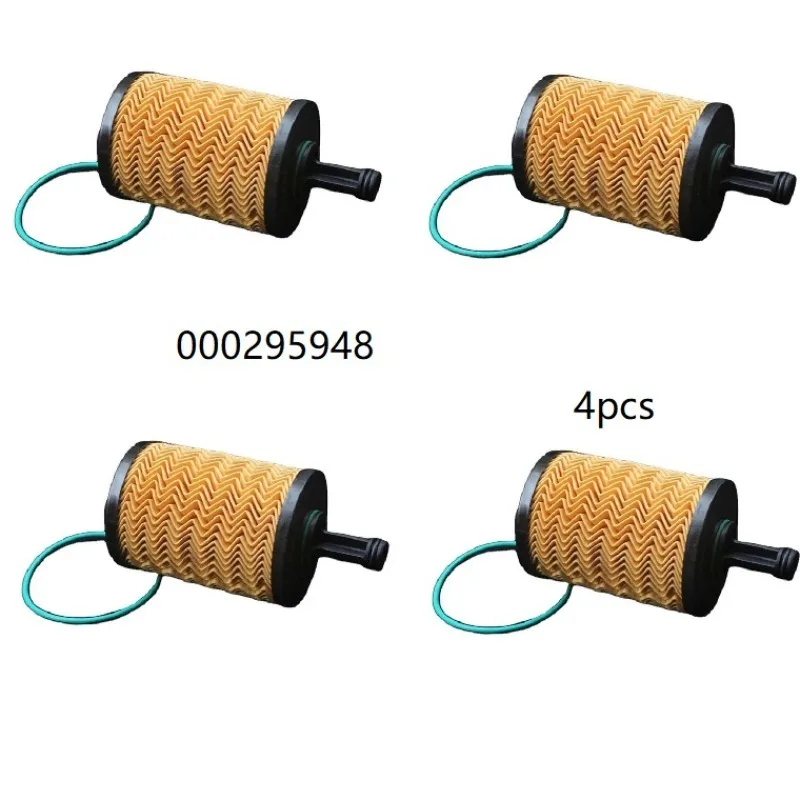 4pcs Oil Filter 000295948  for New MASERATI QUATTROPORTE 3.8 LEVANTE SUV For Ferrari F458 488 GTB California T 3.8