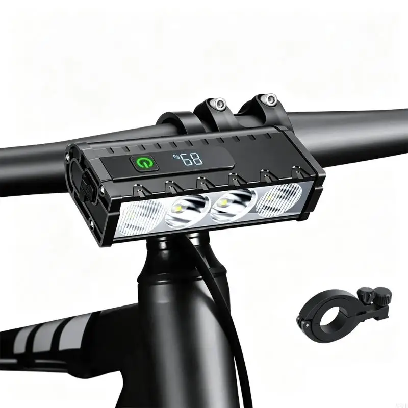 M76E Fahrradlichthalterung, verstellbare Lenkerklemme für Nachtreisen – Detail 4