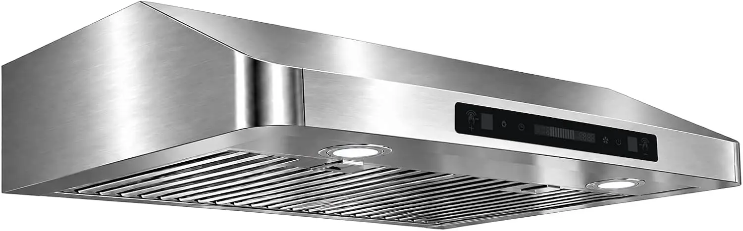 30-Inch Under-Cabinet Range Hood with 900 CFM Airflow and Gesture Touch Remote Control