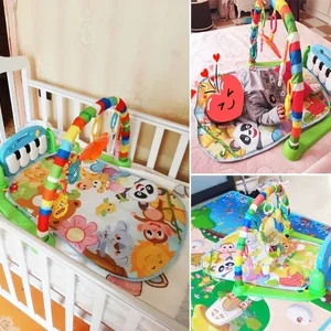 Baby Aktivität Gymnasium Rack Frühschulbildung 0-36 Monate Spielzeug Musikgeschenke Neugeborene Klavier Keyboard Crawling Pedal Decke Spiel Laufband 10 Hauptverkaufsaktivität Teppich - №10