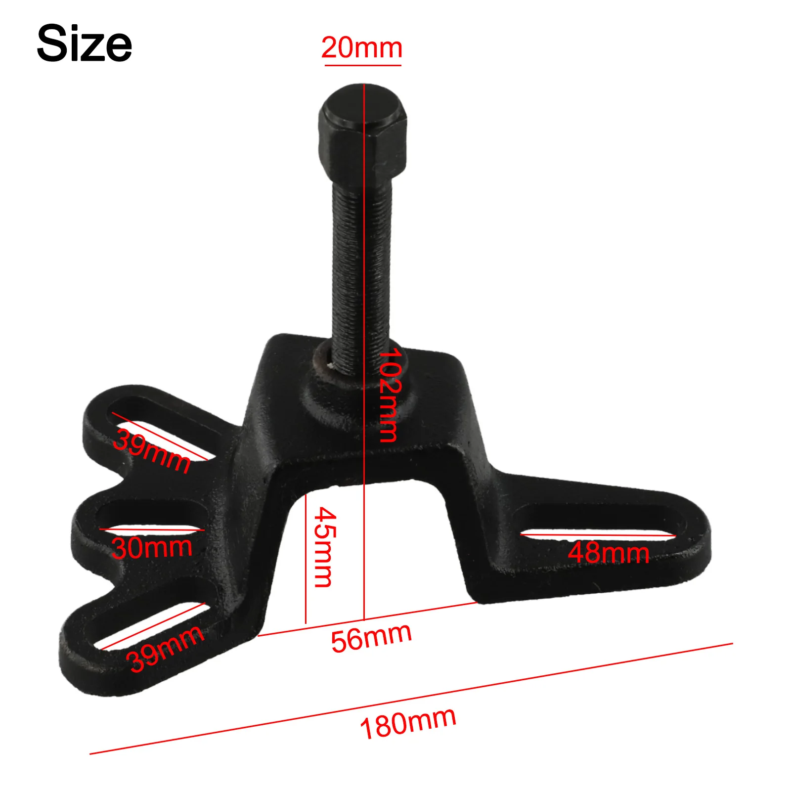 Daily Maintenance 180*102mm 7*4inch Bearing Remover Tool Efficient Brake Drum Removal Tool Brake Drum Puller Easy Storage