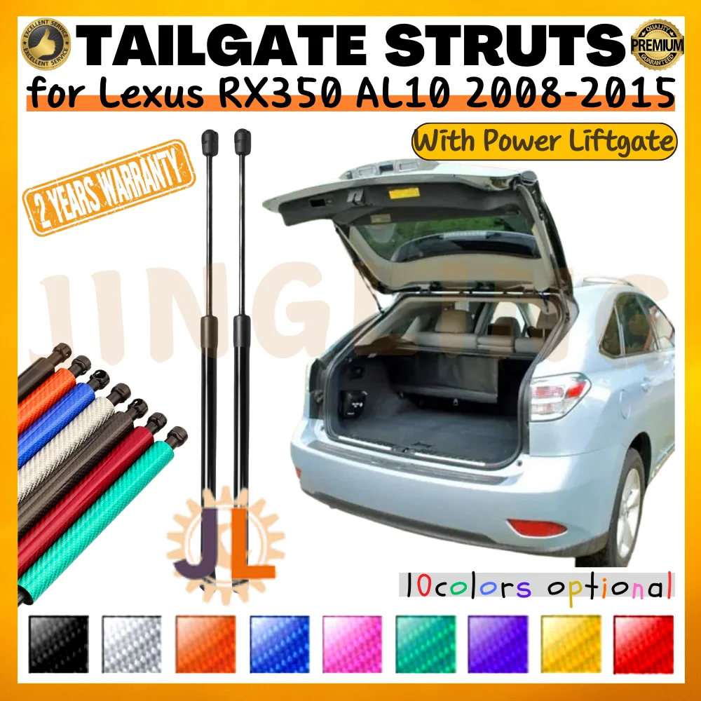 

Qty(2) Trunk Struts for Lexus RX350 RX450h AL10 SUV 2008-2015 Rear Tailgate Boot Lift Support Shock Absorbers Gas Springs Damper