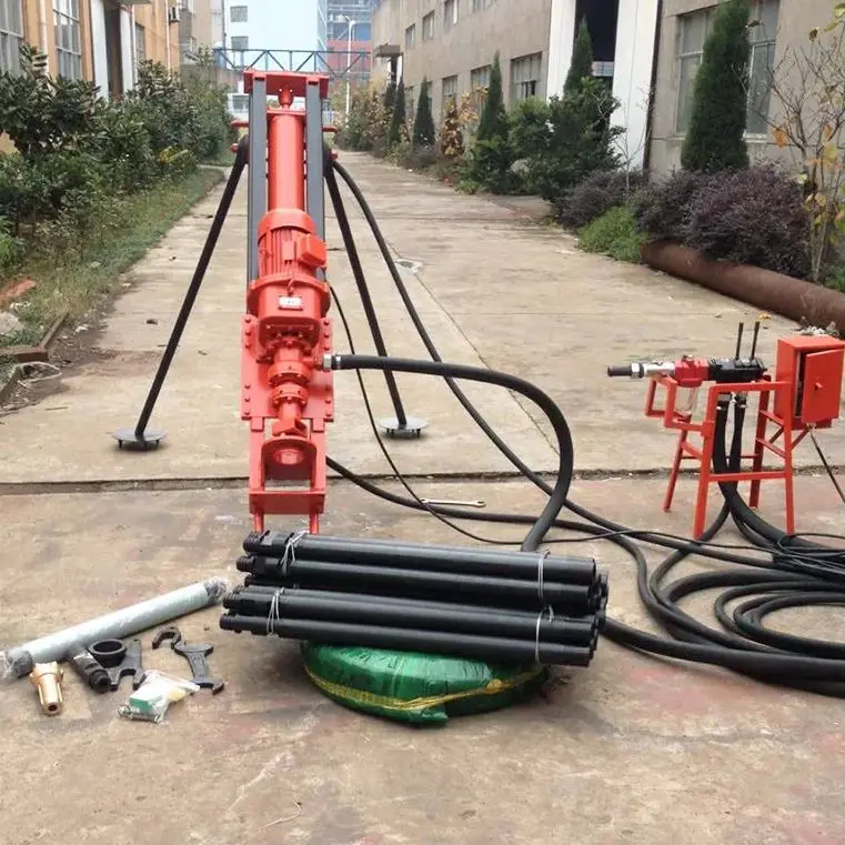 

Индивидуальная малогабаритная пневматическая буровая установка DTH для бурения на глубину 40 м с высоким крутящим моментом для небольших шахт и водохранилищ