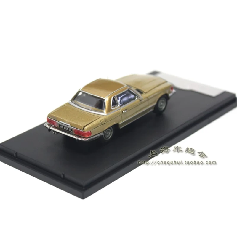 Diecast 1:64 Scale 1973 450SL Alloy Classic Car Model Finished Product Simulation Toy Static Model Collection Gift Display