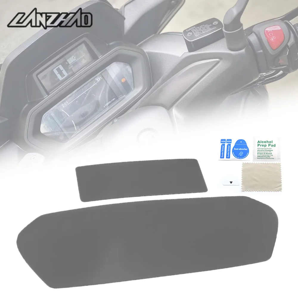 Motorcycle Speedometer Film Smoke Instrument Cluster Screen Protector Anti-glare for Yamaha XMAX 250 300 400 V2 2023 2024