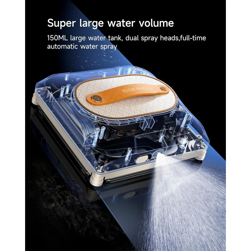 창 청소 로봇, 이중 물 스프레이 6000Pa 흡입력을 갖춘 창 청소 로봇 지능형 경로로 자동 청소