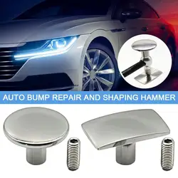 Car Dent Repair Tool Carbon Fiber Multi-head Leveling Hammer Can Replacement Head Dent Pit Free Sheet Metal Repair Hammer Head