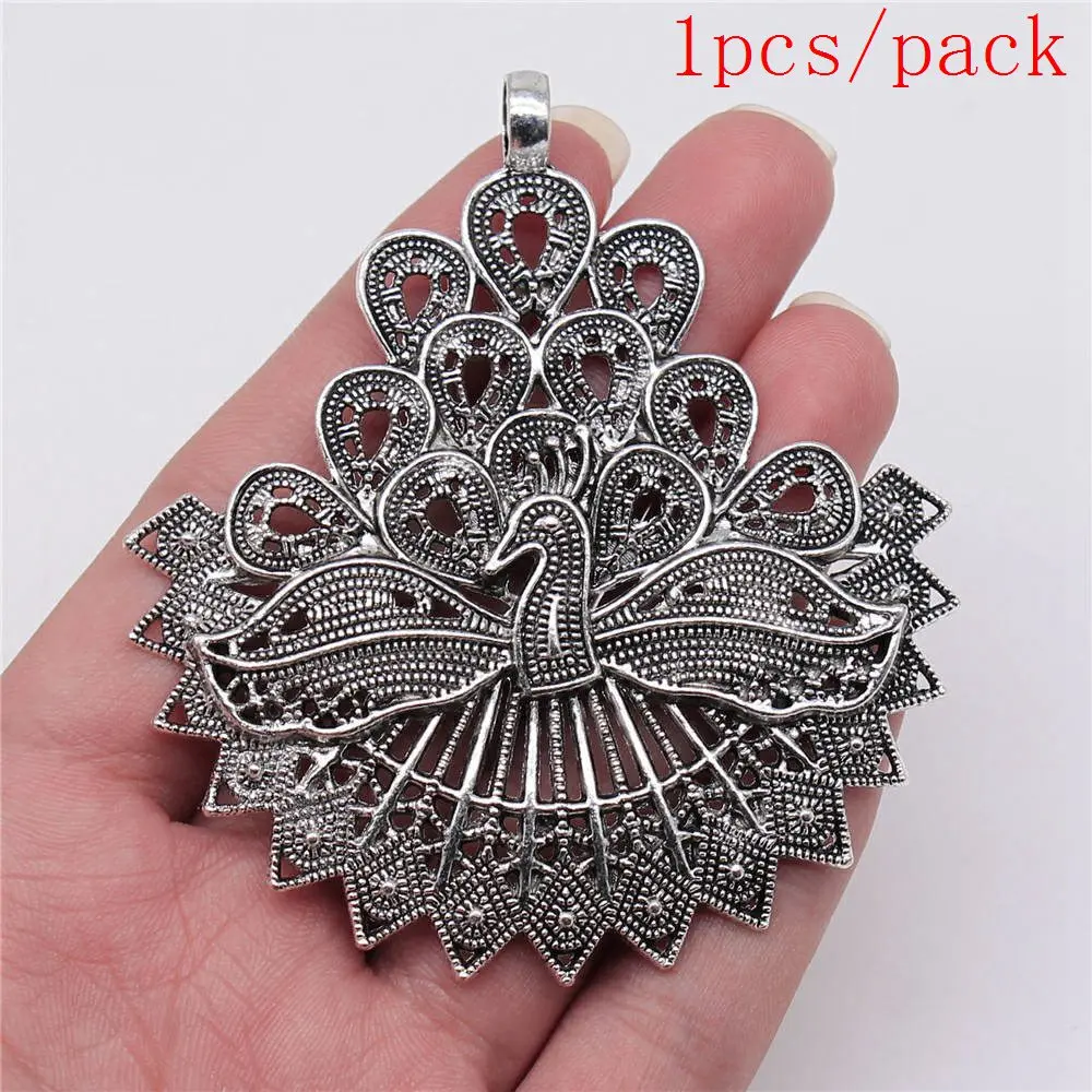 Luzem Charms do tworzenia biżuterii zestaw wisiorek Diy biżuteria akcesoria pawie Charms — zdjęcie 6