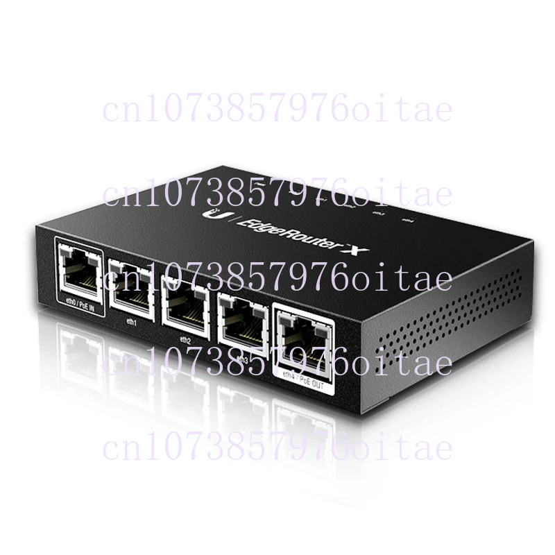 

UBNT ER-X Gigabit Cable Route Household Mini 5-Port Enterprise Optical Fiber Broadband Access PoE Power Supply