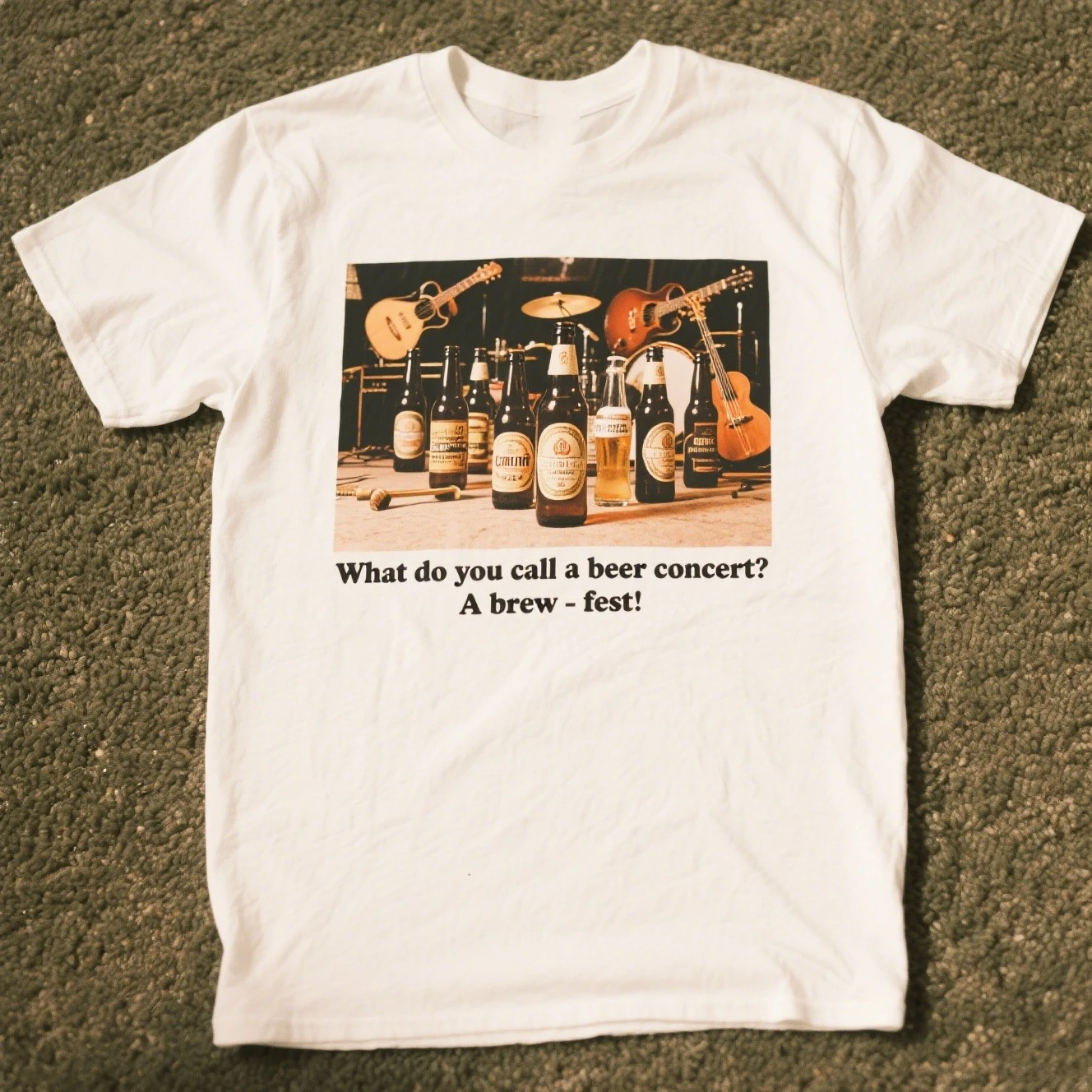 

Beer Time Graphic Printing Summer Luxury Brand Cotton Men's and Women's T-Shirts Short Sleeves Street Fashion Trend Clothing