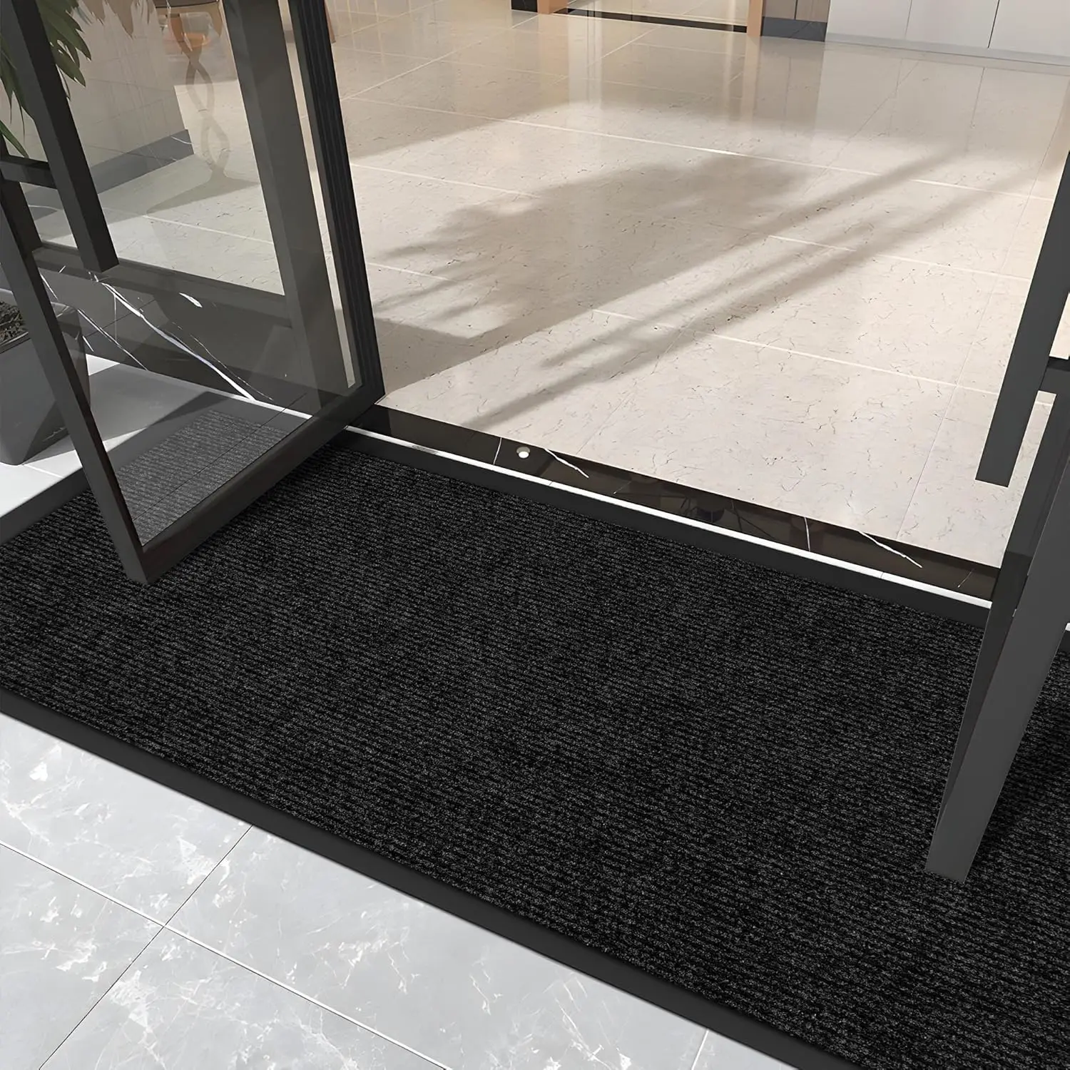 

Commercial Door Mat Heavy Duty Floor Mat, Nonslip Rubber Backing, Large Door Mat for Indoor Entrance or Business Entryway