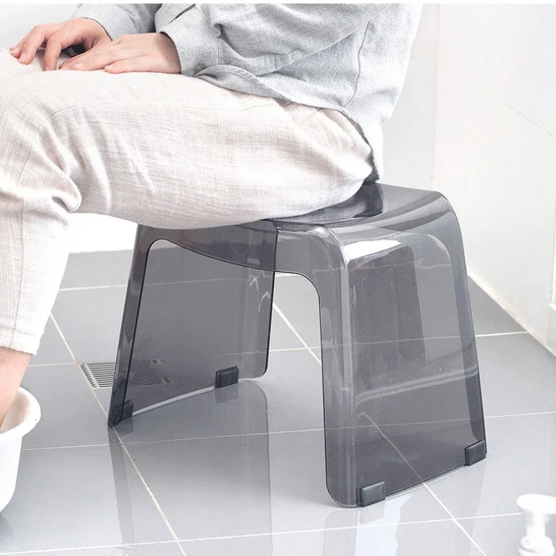 Bathroom Furniture Plastic Stool Designer Antiskid Elderly Shower Bath Chair Seat For Adults