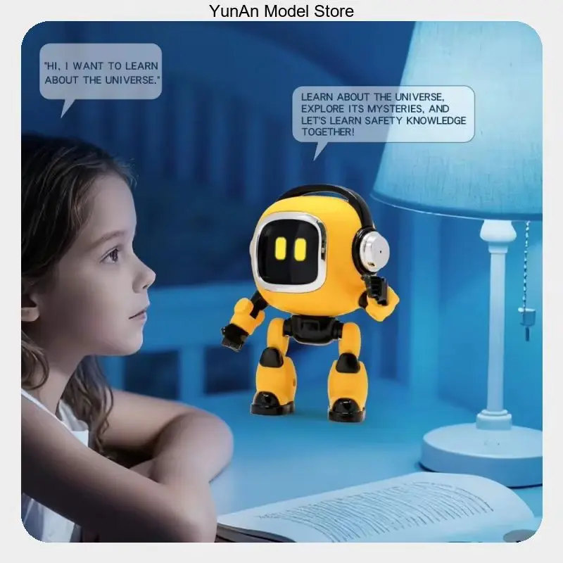 Hot Cute Learning Companion Voice Controlled Robot Ai Interactive Robot Built-In Storytelling & Universal Knowledge Q&A - view 2