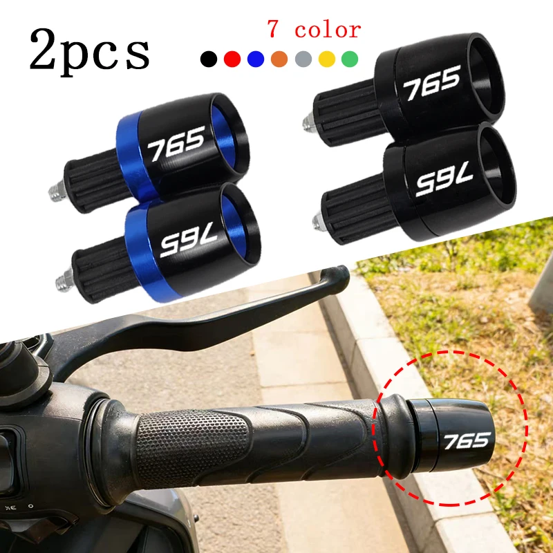 

Motorcycle Handlebar Grips Handle Bar Cap End Plugs For Triumph Street Triple 765 RS /S/R 765 Accessories