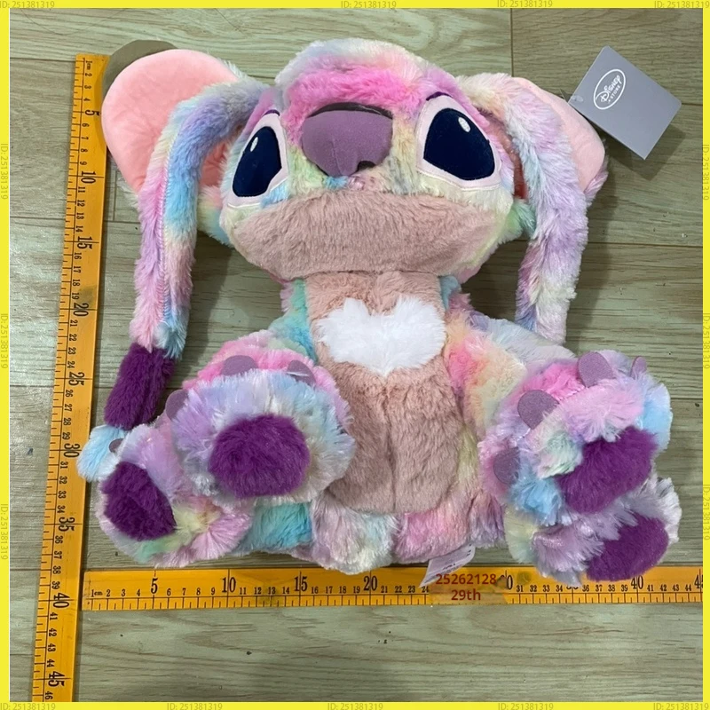 

35-40cm Kawaii Disney Plush Doll Stitch Sitting Lilo & Stitch Stuffed Animal Soft Doll Angel Plush Toy Gift For Birthday Xmas