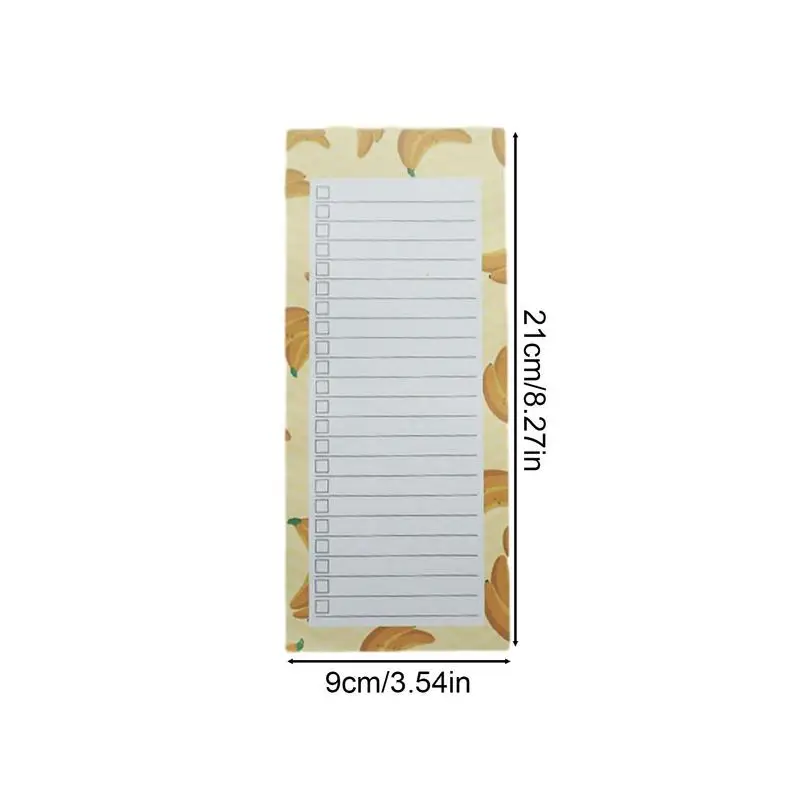 Magnetic Notepads Refrigerator Grocery List Notepad Safe And Odorless Memo Notepad For Locker Appointment Reminders Filing