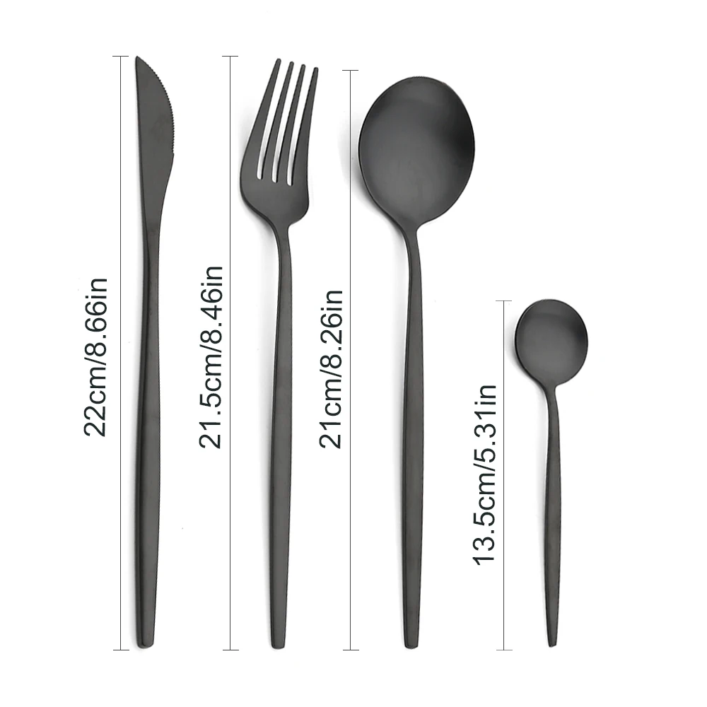 6Pcs Matte Stainless Steel Dinner Fork Set Cutlery Gold Silverware Kitchen Flatware Western Dinnerware Restaurant Table Forks