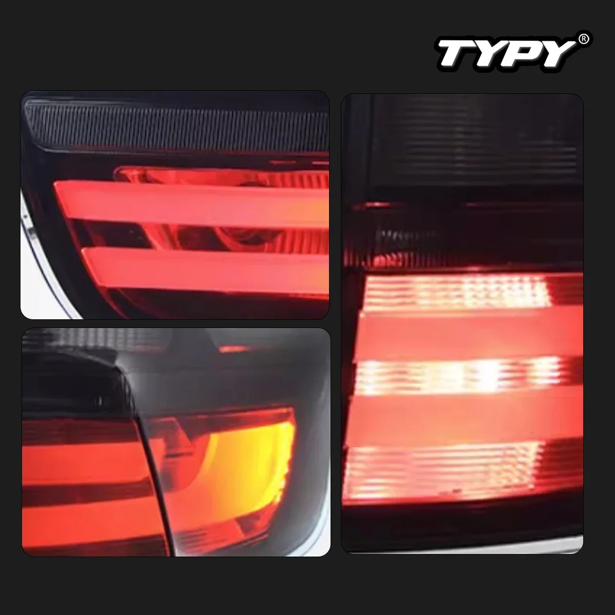 

TYPY Car For BMW X6 E71 Taillight 2008-2014 Upgrade Modified to New DRL Dynamic Turn Signal LED Taillight Auto Accessories