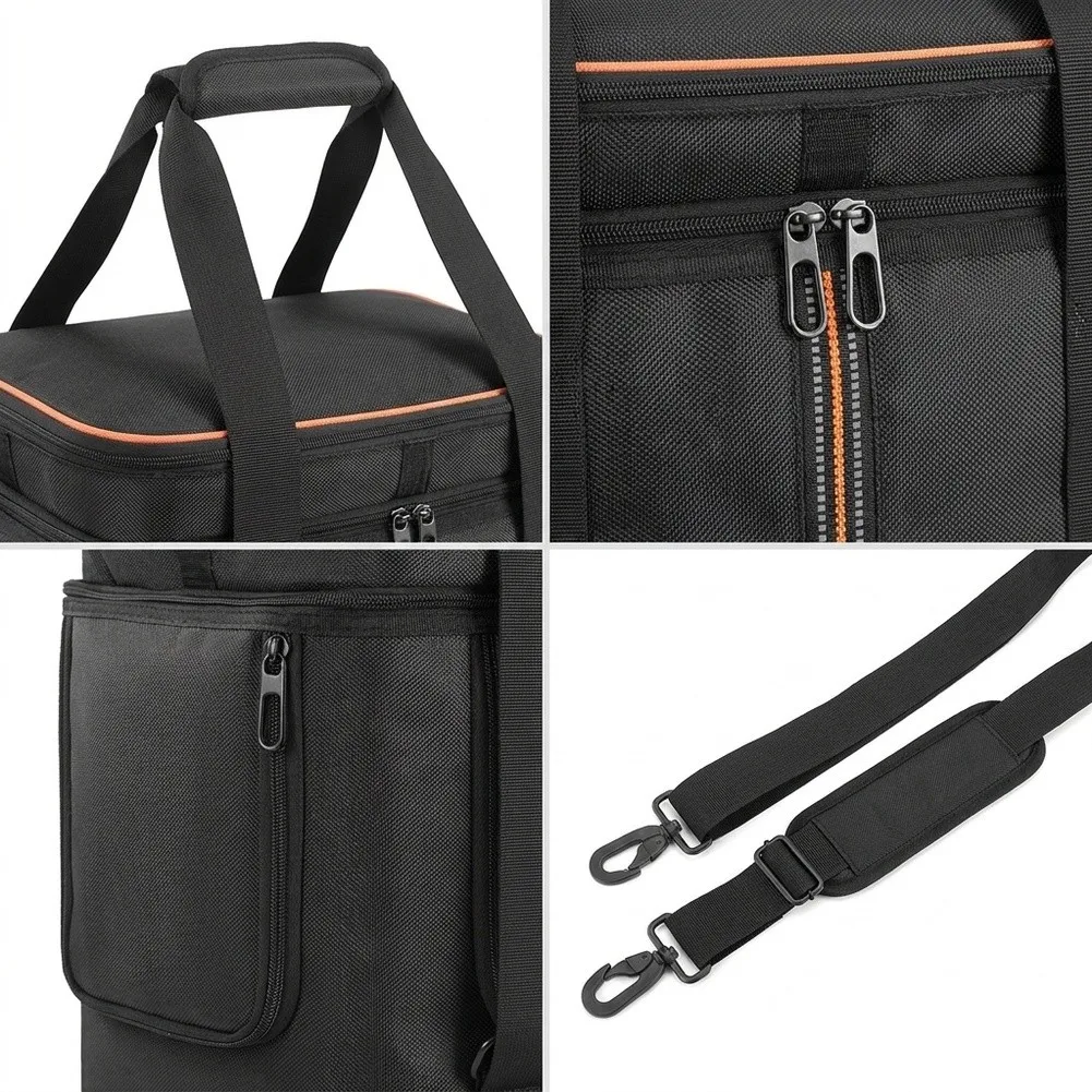 Nylon Travel Bag With Handle And Multi Pockets For Jackery Explorer 700Plus Portable For Power Station Protective Case