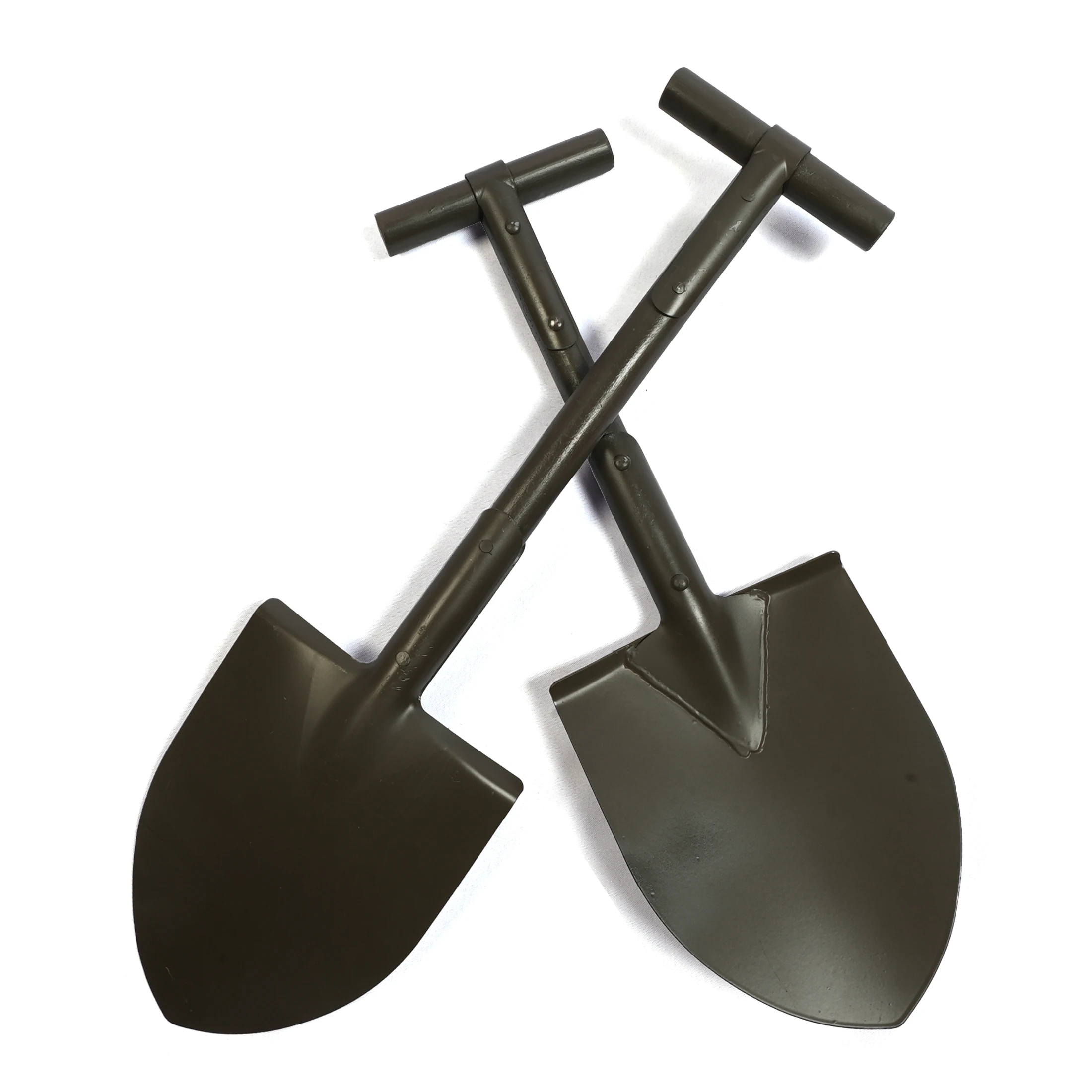WW2 US AIRBORNE M1910 T-HANDLE SHOVEL OUTDOORS TOOL WITH COVER 47CM