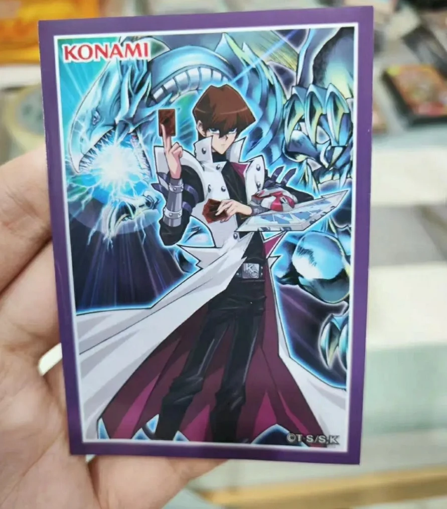 

20 шт. Yugioh KONAMI поединки монстров Kaiba синие глаза белый дракон официальная коллекция защитные рукава для карт Duelist