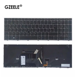 BR/LASP/US English Keyboard for HP ZBook Fury 15 G7 /ZBook Fury 15 G8 ZBOOK Fury 17.3 inch G7/G8 HSN-C13C-7 With Backlit