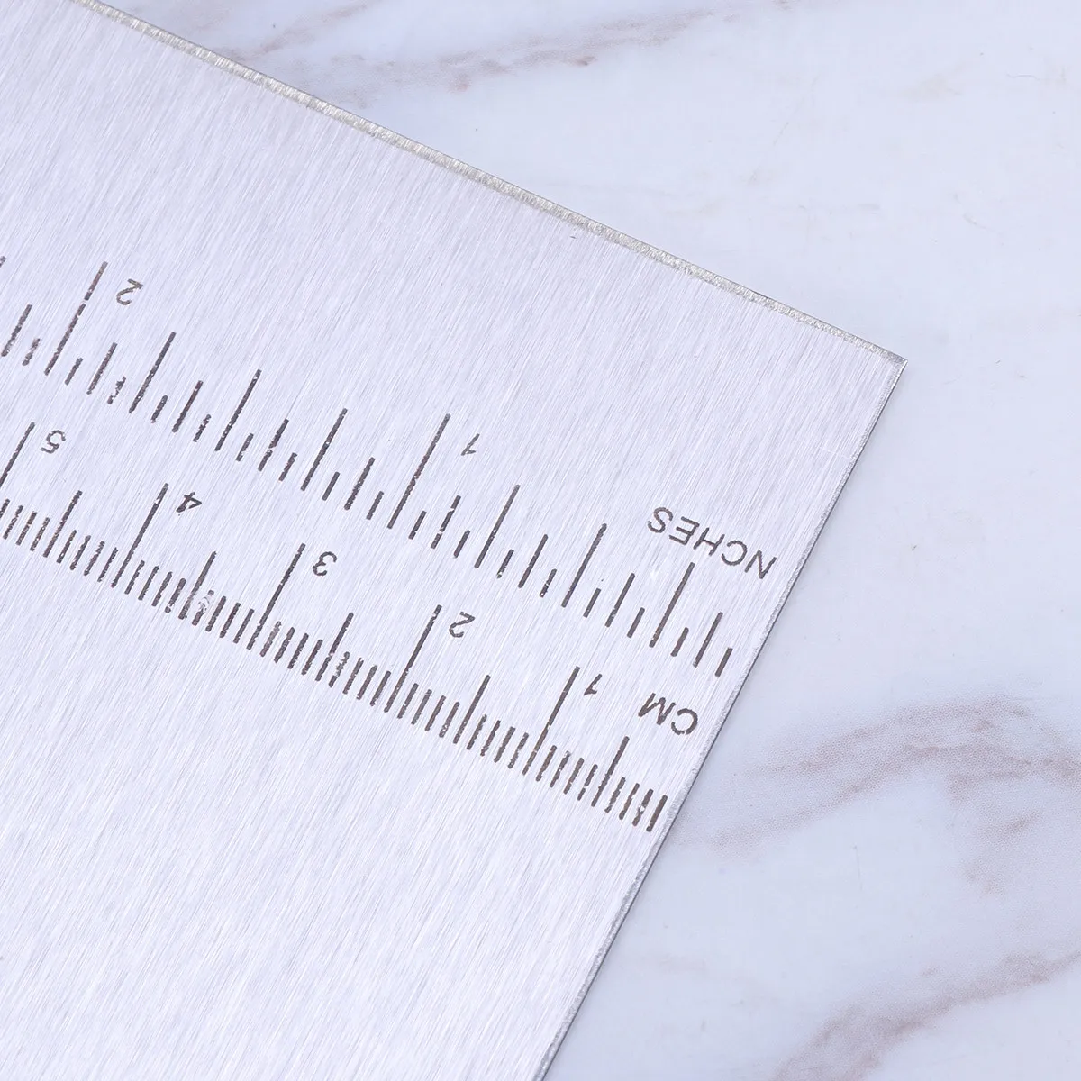 Heavy Duty Stainless Steel Dough Scale Scraper Measuring Ruler Integrated Bench Scraper for Pizza Dough Pastry Flour Handling