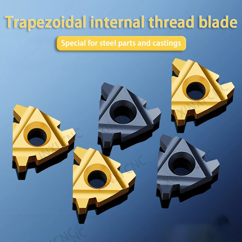 

CNC internal thread insert trapezoidal thread internal hole turning tool 16IR1.5-3 steel casting 55 60-degree tool grain