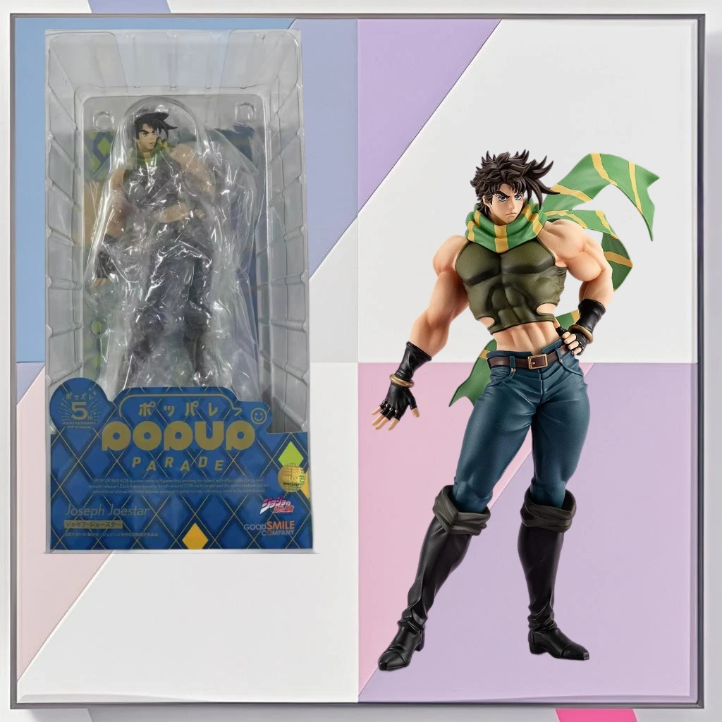 

Original POP UP PARADE Joseph Joestar JoJo's Bizarre Adventure Anime Figure Cartoon Collectibles Model Ornament Gifts