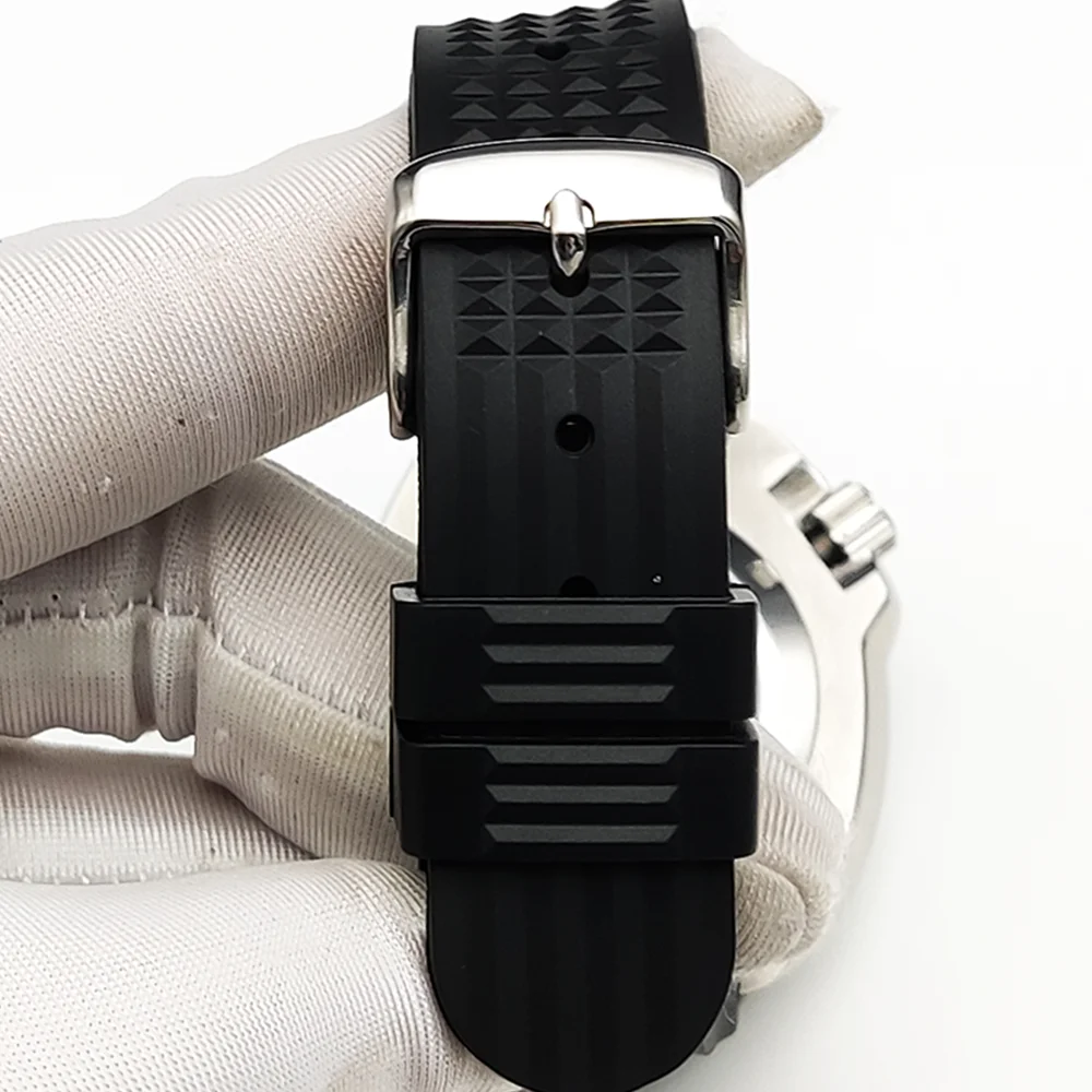 Men's Automatic Mechanical Watch, Water Resistant, Casual, Sport, Stainless Steel Case, Luminous Dial, 44mm, Sapphire Ceramic