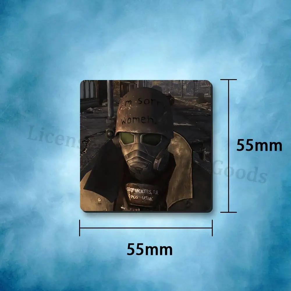 Wasteland NV N-NCR Veteran R-Ranger Portable Fridge Magnet 55mm Travel Souvenir Collectibles Kitchen Organizer IP merchandise - view 5