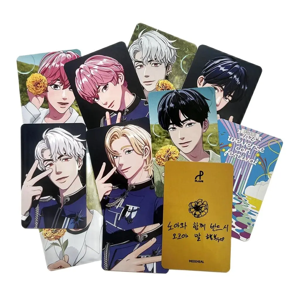 5 Pcs/Set Korean Plave Lomo Card Asterum Photo Cards NOAH BAMBY HAMIN EUNHO YEJUN Double-sided Photocards Fans Collection Gift