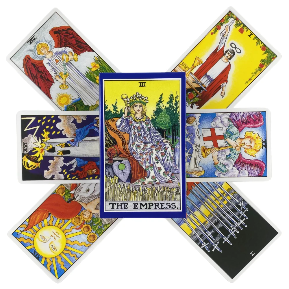 Cartas de Tarot Rider universales, baraja A 78, oráculo, visión en inglés, edición de adivinación, juegos de Borad