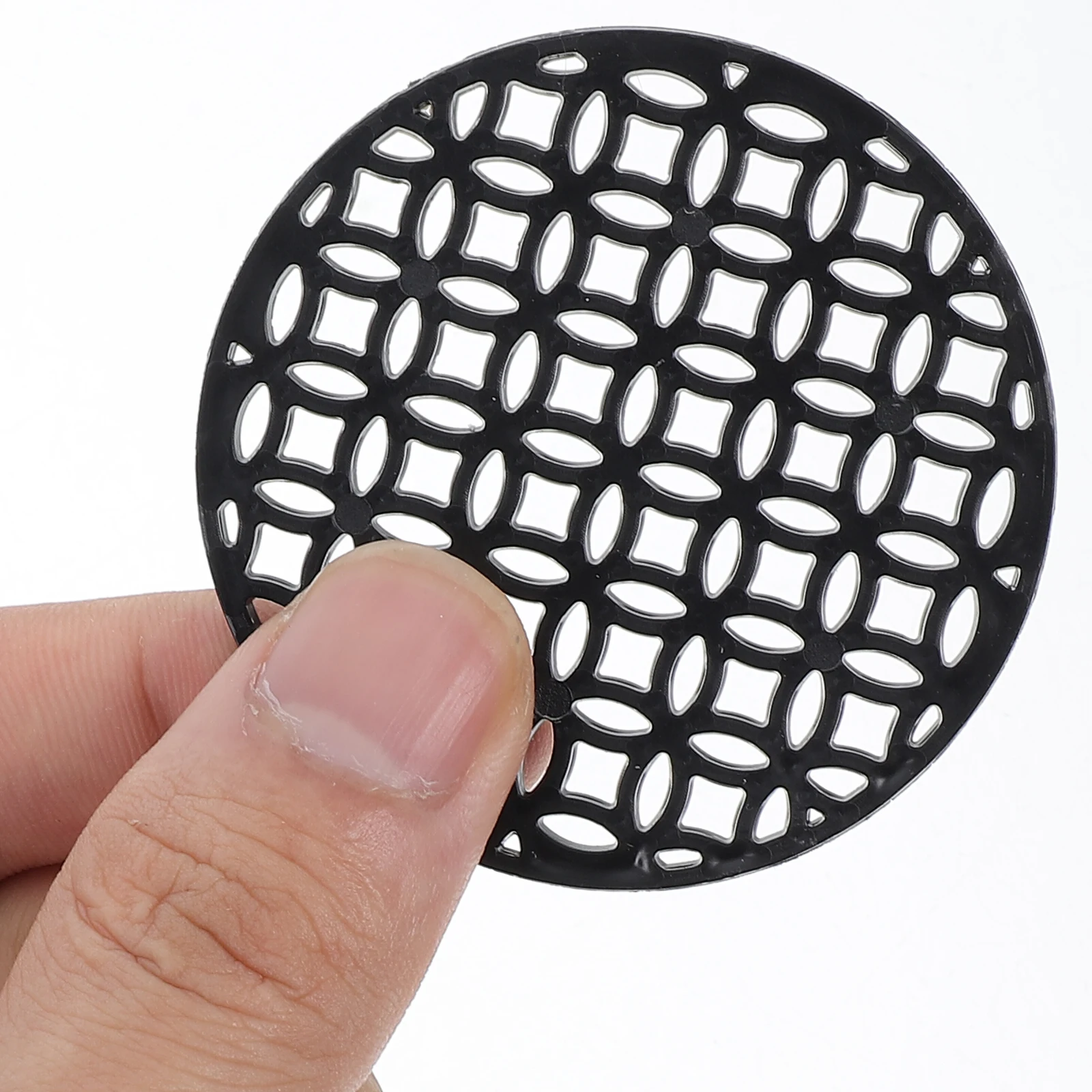 

100pcs Flower Pot Mats Drainage Screens Bonsai Hole Mesh Filters 5 5CM Black Round Plastic Pad for Ceramic Pots Plant Wire Mesh