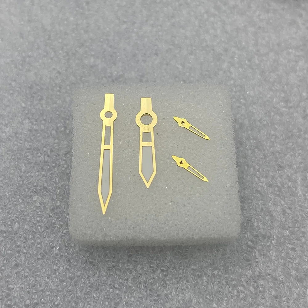 Jam tangan mekanis aksesoris gerakan tangan pas Miyota 8219 jam tangan gerakan suku cadang perbaikan pointer dengan 018 bercahaya hijau