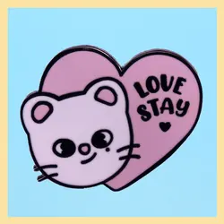 Loveliness Small Animal Music Brooch Metal Enamel Pin Fashion Element Originality Lapel Badge Present Schoolmate Friend Gift