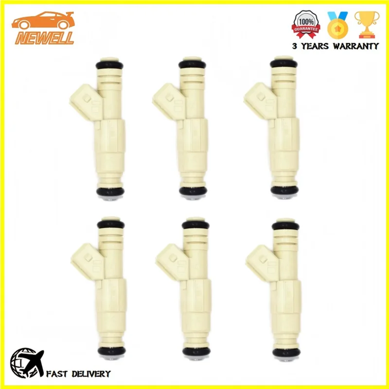 

6pcs 0280155771 F73E-B5A F73E-9F593-B5A Fuel injector For 1998-2000 Ford Contour Mercury Cougar Mystique 2.5L V6 822-11169