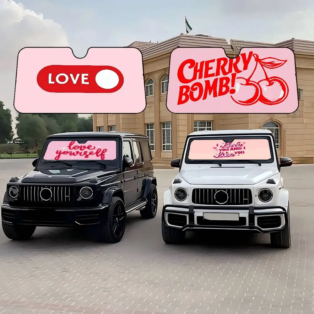 

Персонализированный солнцезащитный козырек на лобовое стекло I Like You, автомобильный козырек от солнца, автомобильный солнцезащитный козырек, автомобильные чехлы, защита от солнца