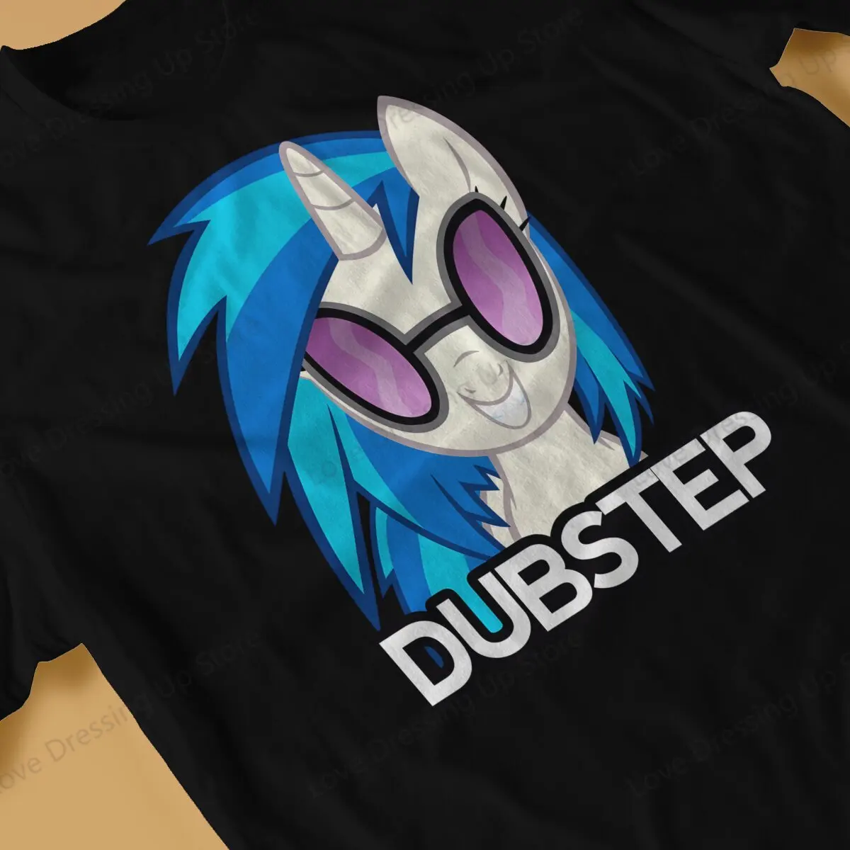 DJ PON-3 Essential Print Cotton Short  Sleeved T-shirt Men Women Versatile Mlp Couple Tops