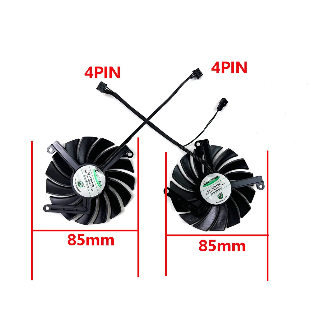 NEW Original 85MM 4PIN CF-12910S RTX3050 GPU Cooler for Inno3D GEORCE RTX 3050 3060Ti 3070 TWIN X2 OC Graphics Card Fan