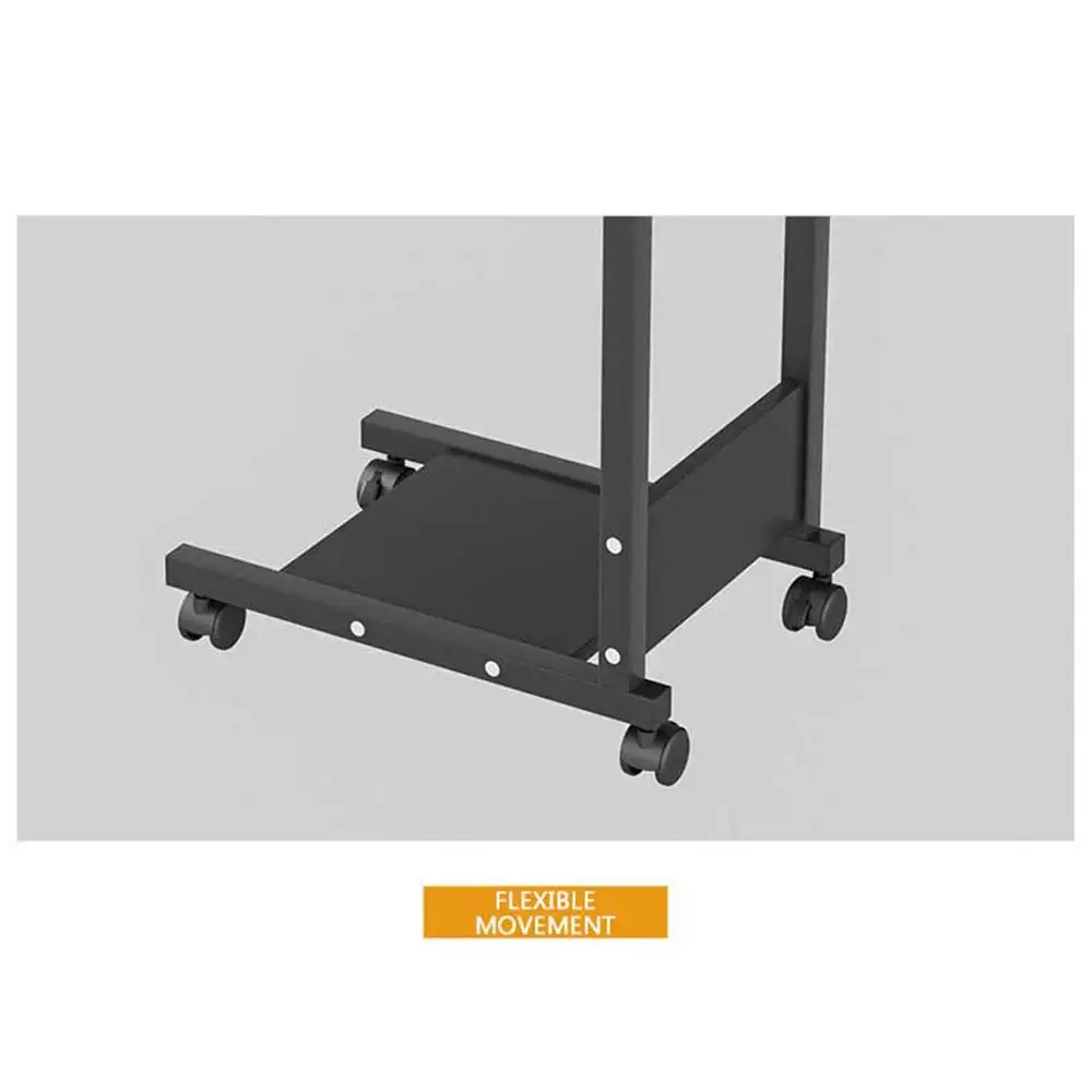 Coffee Table C-shape Side Table Liftable Simple Laptop Study Conference Table Sofa Bed Side Table 56.5x37cm