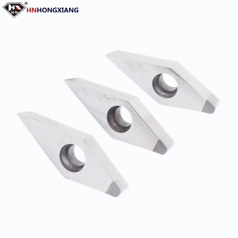 VBGW160412-1S PCD Cutter Insert Turning CNC Tools For Alloy Car Wheel Hubs Turning orAluminum