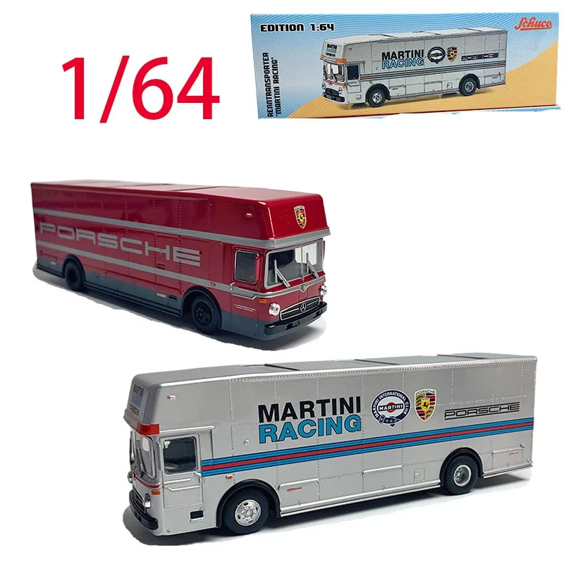 

Schuco Diecast 1/64 Scale Benz Alloy Car Model Benz O317 Transport Racing Transp Play Vehicles Toys for Boys Original Box