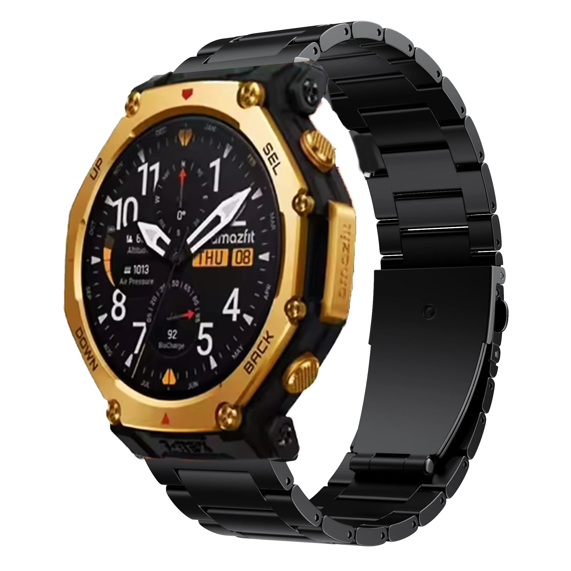 Titanium Alloy Strap For Amazfit T-REX 3 Pro Sport Bracelet For Amazfit Watch GTR 4 3 2 2E Balance2 Watchband Accessories Correa