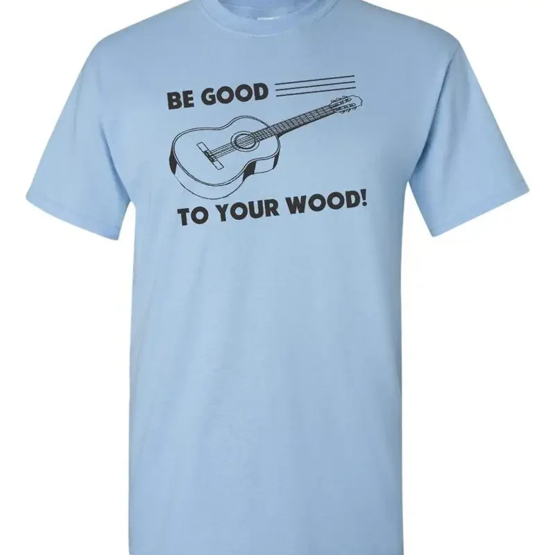 Be Good to Your Wood Acoustic Guitar Men's T Shirt 540